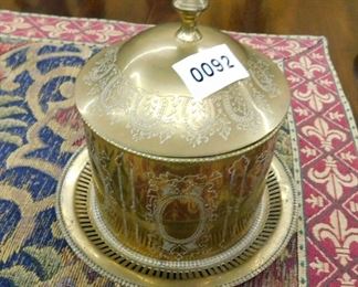 BRASS TOBACCO HUMIDOR