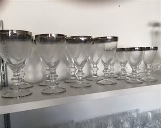 Silver rimmed glasses