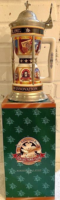 Collection of Anheuser Busch Beer Steins Including Complete Series, Most in Original Boxes