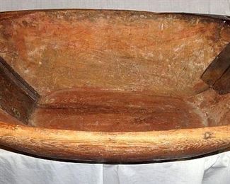 Early Large Dough Trench Bowl