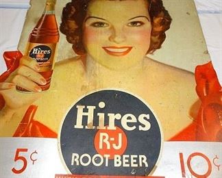 Hires Root Beer Sign