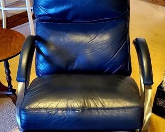 Set of Leather Recliners