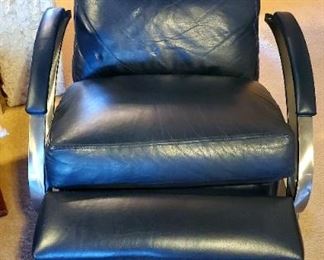 Set of Leather Recliners