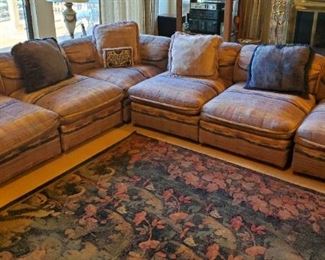 Sectional & Area Rug