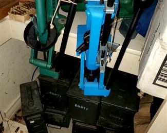 Ammunition Reloading items, Dillion Percision, RCB, army ammo cans