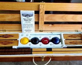 Old School Croquet Set