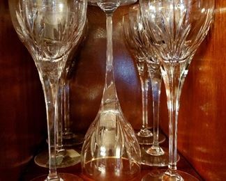 Vintage Mikasa Golden Tiara Crystal Wine Glass - Set of 14