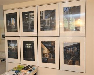 Richard Estes "Urban Landscapes No. 2" complete portfolio; all eight prints are numbered 51/100