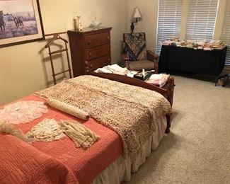 Antique Crochet Bedspreads and Embroidered Linens