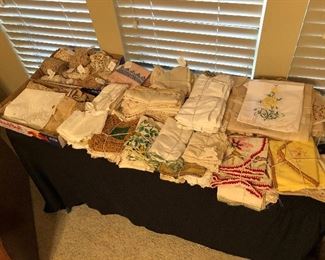Antique & Embroidered Linens