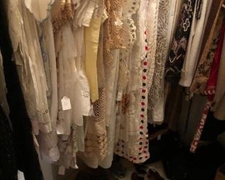 Antique Crochet Bedspreads, Tablecloths and Embroidered Linens