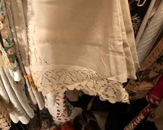 Antique Embroidered Linens