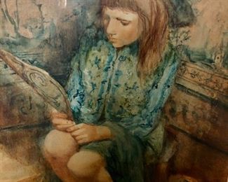 WATERCOLOR ON CLAY PAPER