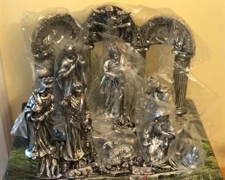 PEWTER NATIVITY
