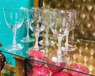 Lalique Wine Stems