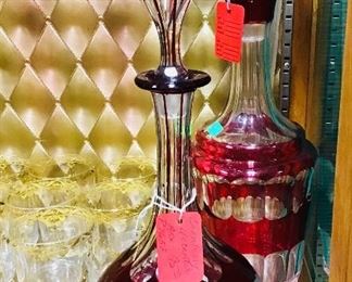 Cut to Clear Decanters