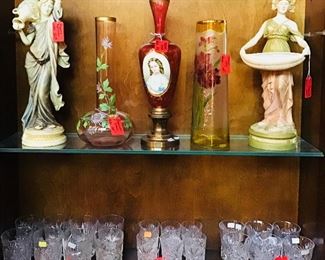 Moser, French and American Glass