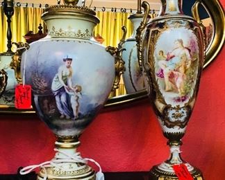 French Sevres Lamps