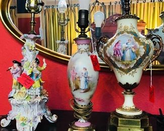 French and Dresden Lamps