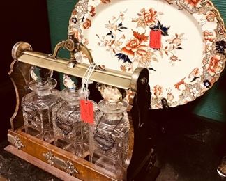 Tantalus and Spode Platter