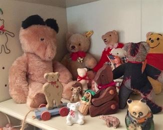 Bears, some of so MANY, some antique, some vintage, some new