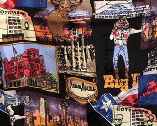 Silk vintage State Fair scarf
