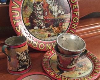 More tin cat children’s dishes