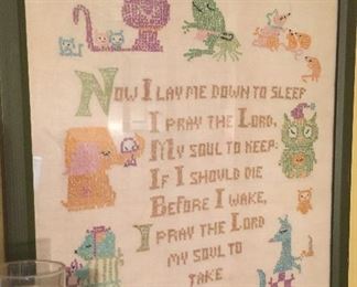 Vintage cross stitch