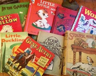 Vintage Golden books, Whitman, and others Gene Autry
