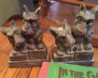 Scotty dog vintage bookends