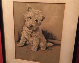 Sweet little framed picture