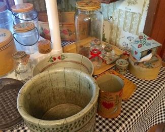 More tole painted items