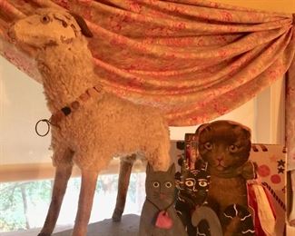 Primitive sheep and cats