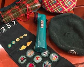 Lots of Girl Scout and Brownie items