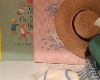 Vintage baby books