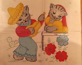 Vintage singing cat