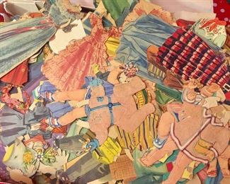 More vintage paper doll clothes