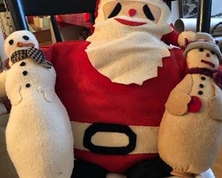Felt Santa and friends