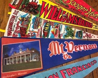 Vintage pennants