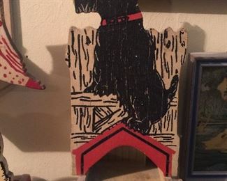 Scottie dog match holder