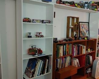 books and Die Cast Cars