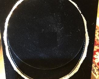 18k White Gold Diamond Necklace with 195 baguettes totaling 28.5 carats
Only the appraisal for this necklace will be at the sale, an appointment must be made in order to see it in person