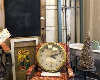 Driftwood Xmas Tree, Doors, Windows... (Tub in background Not for Sale)