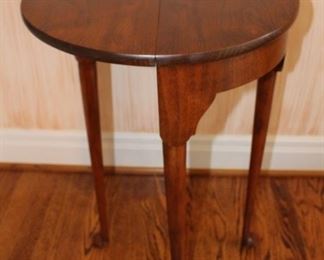 27 3/4" H x 34" W x 17" D folded, open 34" round