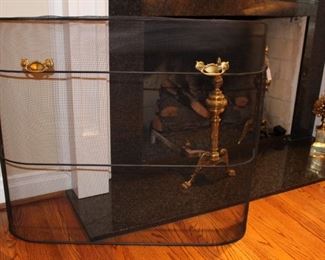 Fire screen.
