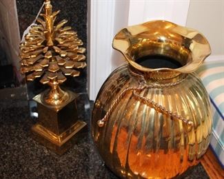 Brass pieces.