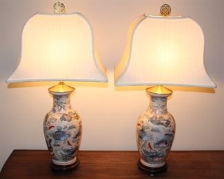 Pair of lamps.