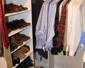 Quality men's shoes and shirts.