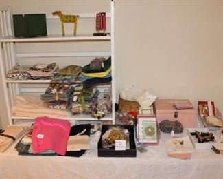 Designer fabrics, stationary and sewing notions.