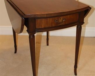 Drop leaf end table.